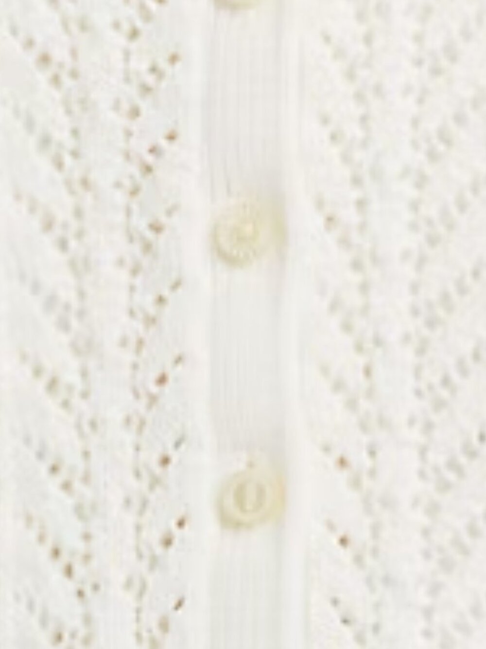 Elegant Ralph Lauren Pointelle-Knit 100% Cotton Collared Cardigan with Gift Box! - Picture 5 of 6